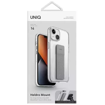 Etui na telefon UNIQ Heldro Mount do Apple iPhone 14 6,1" przeźroczysty/lucent clear
