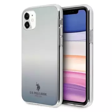 Etui na telefon US Polo Gradient Pattern Collection iPhone 11 niebieski/blue