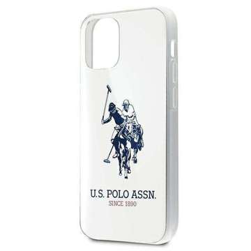 Etui na telefon US Polo Shiny Big Logo  iPhone 12 mini 5,4" biały/white