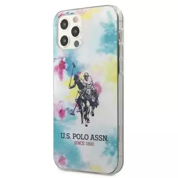 Etui na telefon US Polo USHCP12LPCUSML do Apple iPhone 12 Pro Max multicolor Tie & Dye Collection