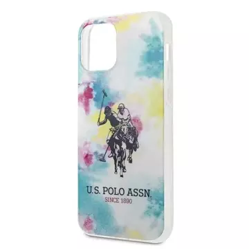 Etui na telefon US Polo USHCP12LPCUSML do Apple iPhone 12 Pro Max multicolor Tie & Dye Collection