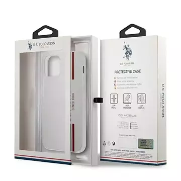 Etui na telefon US Polo USHCP12LPCUSSWH do Apple iPhone 12 Pro Max biały/white Tricolor Collection