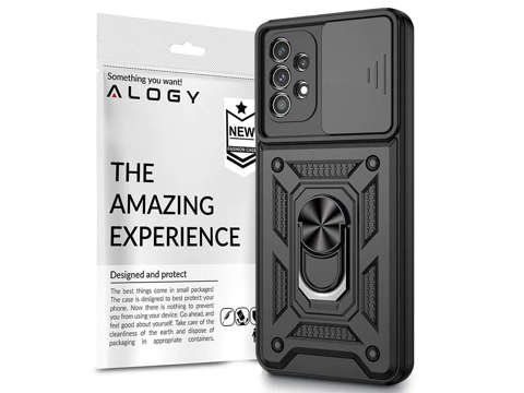 Etui obudowa Alogy Camshield Stand Ring z osłonką na aparat do Samsung Galaxy A32 5G