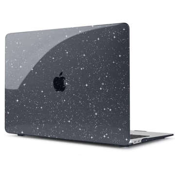 Etui obudowa Alogy Hard Case do Apple MacBook Air 13 M1 2020 Glitter Black + Nakładka na klawiaturę