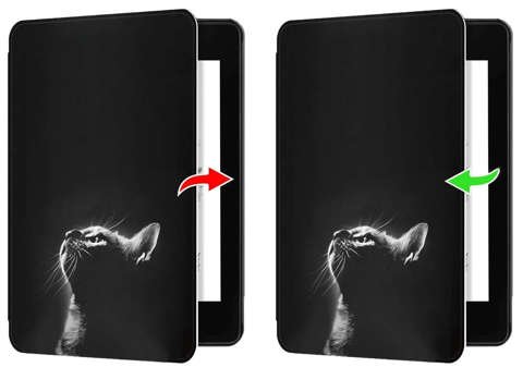 Etui obudowa Alogy Smart Case do Kindle Paperwhite 4 2018/ 2019 Księżycowy Kot