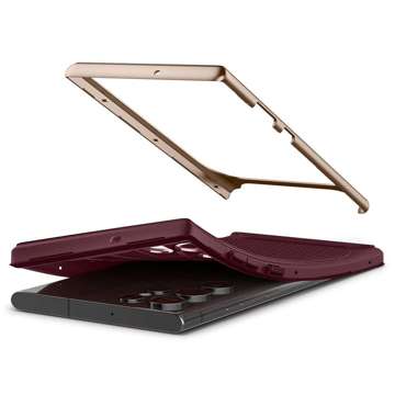 Etui obudowa Spigen Neo Hybrid do Samsung Galaxy S22 Ultra Burgundy