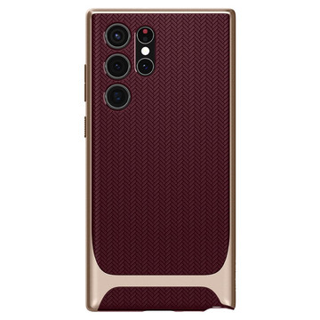 Etui obudowa Spigen Neo Hybrid do Samsung Galaxy S22 Ultra Burgundy