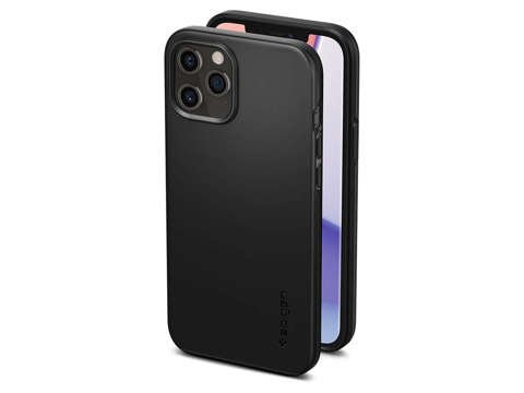 Etui obudowa Spigen Thin Fit do Apple iPhone 12/ 12 Pro 6.1 Black