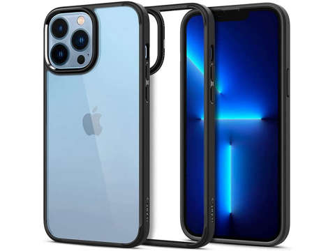 Etui obudowa case Spigen Ultra Hybrid do Apple iPhone 13 Pro Matte Black + Szkło