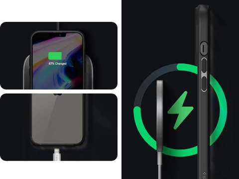 Etui obudowa case Spigen Ultra Hybrid do Apple iPhone 13 Pro Max Matte Black