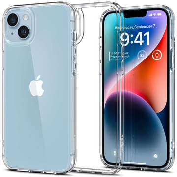 Etui obudowa case Spigen Ultra Hybrid do Apple iPhone 14 Crystal Clear