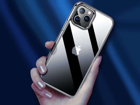 Etui obudowa case do Apple iPhone 12/ 12 Pro 6.1 silikonowe przezroczyste + Szkło Alogy