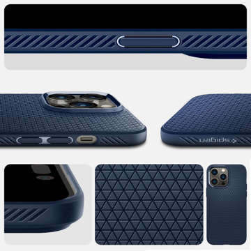 Etui obudowa plecki Spigen Liquid Air do Apple iPhone 14 Pro Navy Blue