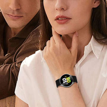 Etui ochronne 2w1 nakładka z osłoną na ekran Alogy do Samsung Galaxy Watch 5 40mm Clear