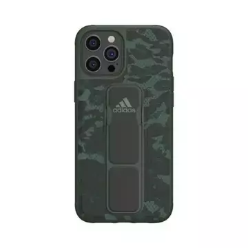 Etui ochronne Adidas SP Grip Case Leopard do Apple iPhone 12 Pro Max green/zielony 43723