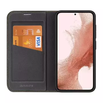 Etui ochronne Dux Ducis Skin X2 do Samsung Galaxy S23 pokrowiec z klapką portfel podstawka czarne
