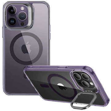 Etui ochronne ESR Classic KickStand HaloLock MagSafe do Apple iPhone 14 Pro Max Clear/Purple