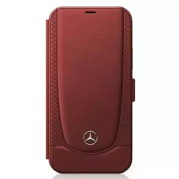 Etui ochronne Mercedes MEFLBKP12MARMRE do Apple iPhone 12 / 12 Pro 6,1" czerwony/red book Urban Line