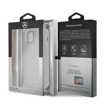 Etui ochronne Mercedes MEHCP12MARCT do Apple iPhone 12 / 12 Pro 6,1" clear hardcase Transparent Line