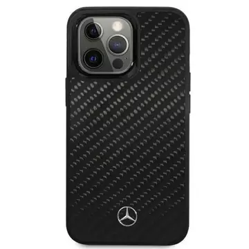 Etui ochronne Mercedes MEHCP13LRCABK do Apple iPhone 13 Pro / 13 6,1" czarny/black carbon hardcase Dynamic Line