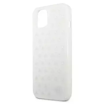 Etui ochronne Mercedes MEHCP13MESPWH do Apple iPhone 13 6,1" biały/white hardcase Silver Stars Pattern