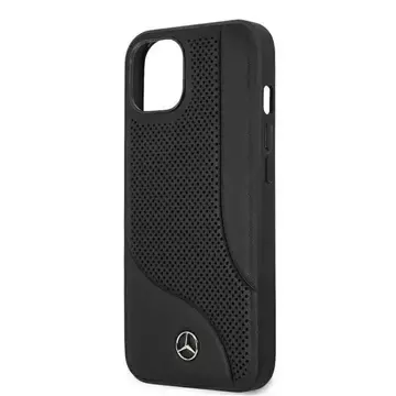 Etui ochronne Mercedes MEHCP13SCDOBK do Apple iPhone 13 Mini 5,4" czarny/black hardcase Leather Perforated Area