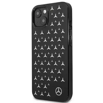 Etui ochronne Mercedes MEHCP13SESPBK do Apple iPhone 13 Mini 5,4" czarny/black hardcase Silver Stars Pattern