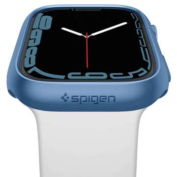 Etui ochronne Spigen Thin Fit do Apple Watch 7 (45mm) Blue