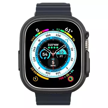 Etui ochronne Spigen Thin Fit do Apple Watch Ultra (49mm) Black