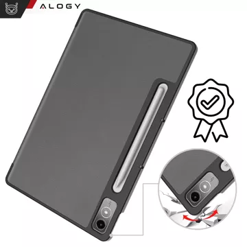 Etui ochronne do Lenovo Tab P12 12.7 TB-370 obudowa na tablet Alogy Book Cover Case Szare