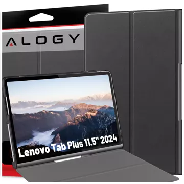 Etui ochronne do Lenovo Tab Plus 11.5" 2024 TB351FU Alogy Book Cover Case obudowa na tablet Czarne