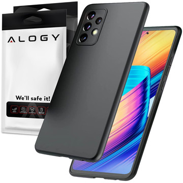 Etui ochronne do telefonu Alogy Thin Soft Case do Samsung Galaxy A53 / A53 5G czarne + Szkło
