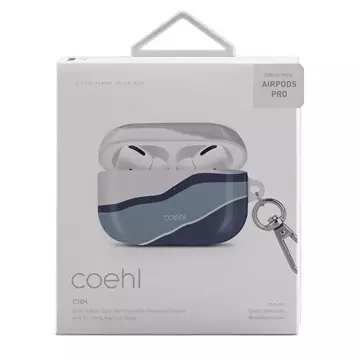 Etui ochronne na słuchawki UNIQ etui Coehl Ciel do Apple AirPods Pro niebieski/twilight blue