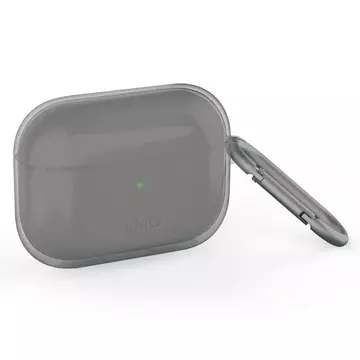 Etui ochronne na słuchawki UNIQ etui Glase do Apple AirPods Pro dymiony/smoke