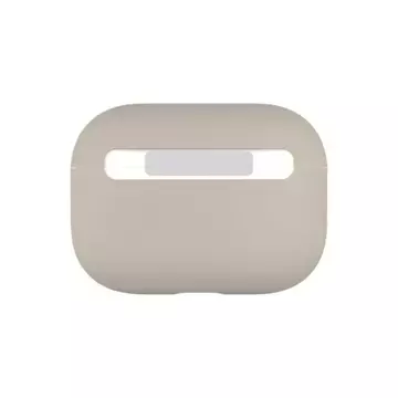 Etui ochronne na słuchawki UNIQ etui Lino do Apple AirPods Pro Silicone beżowy/beige ivory