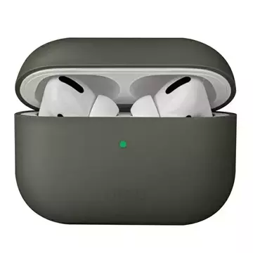 Etui ochronne na słuchawki UNIQ etui Lino do Apple AirPods Pro Silicone szary/grey moss