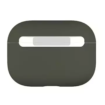 Etui ochronne na słuchawki UNIQ etui Lino do Apple AirPods Pro Silicone szary/grey moss