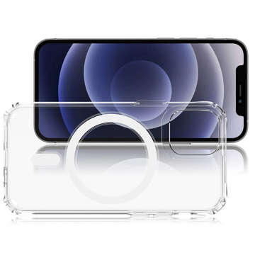 Etui ochronne na telefon Alogy MagSafe Clear Case do Apple iPhone 11 pancerne Przezroczyste + Szkło