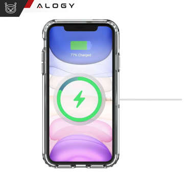 Etui ochronne na telefon Alogy MagSafe Clear Case do Apple iPhone 11 pancerne Przezroczyste + Szkło