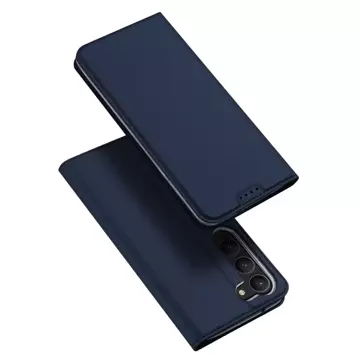 Etui ochronne na telefon Dux Ducis Skin Pro do Samsung Galaxy S23+ pokrowiec z klapką portfel na kartę podstawka niebieskie