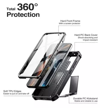 Etui ochronne na telefon Kevlar Pro do Samsung Galaxy S23 Black