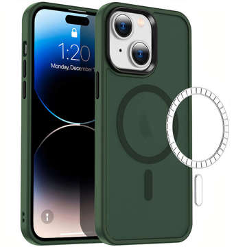Etui ochronne na telefon MagMat Case do MagSafe do Apple iPhone 13 Matte Green