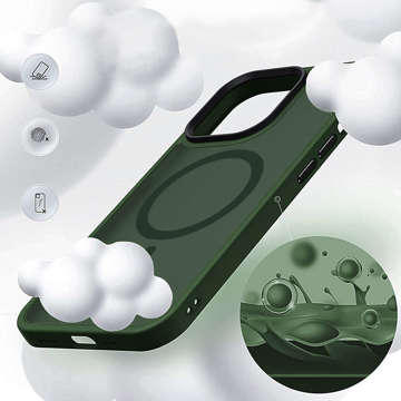 Etui ochronne na telefon MagMat Case do MagSafe do Apple iPhone 13 Mini Matte Green