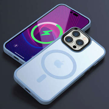 Etui ochronne na telefon MagMat Case do MagSafe do Apple iPhone 13 Pro Matte Sierra Blue