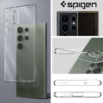 Etui ochronne na telefon Spigen Liquid Crystal Case obudowa do Samsung Galaxy S23 Ultra Crystal Clear