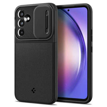 Etui ochronne na telefon Spigen Optik Armor obudowa do Samsung Galaxy A54 5G Black czarne + Szkło