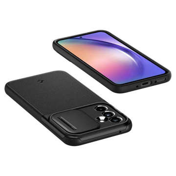 Etui ochronne na telefon Spigen Optik Armor obudowa do Samsung Galaxy A54 5G Black czarne + Szkło