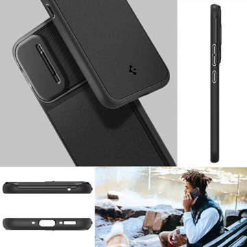 Etui ochronne na telefon Spigen Optik Armor obudowa do Samsung Galaxy A54 5G Black czarne + Szkło