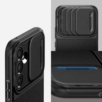 Etui ochronne na telefon Spigen Optik Armor obudowa do Samsung Galaxy A54 5G Black czarne + Szkło