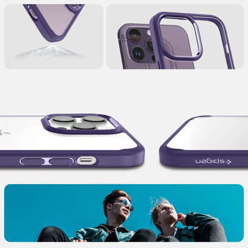 Etui ochronne na telefon Spigen Ultra Hybrid Case obudowa do Apple iPhone 14 Pro Deep Purple